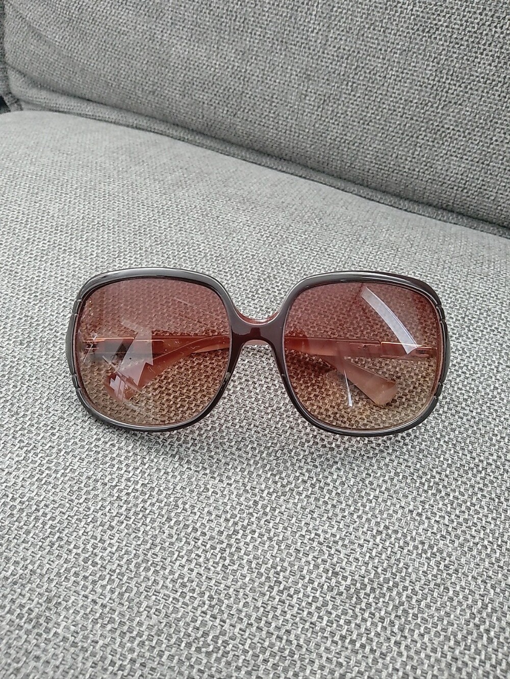 Brown Gradient Womens Sunglasses